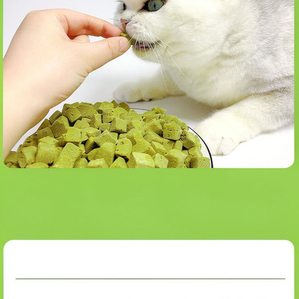 Freeze Dried Cat Grass Bites H - огляд і ціна Healthy Snacks Food