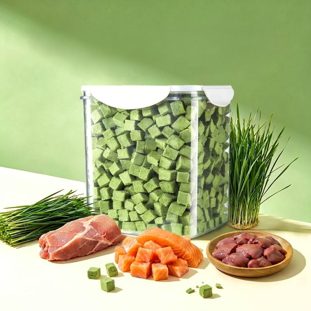 Freeze Dried Cat Grass Bites H - огляд і ціна Healthy Snacks Food
