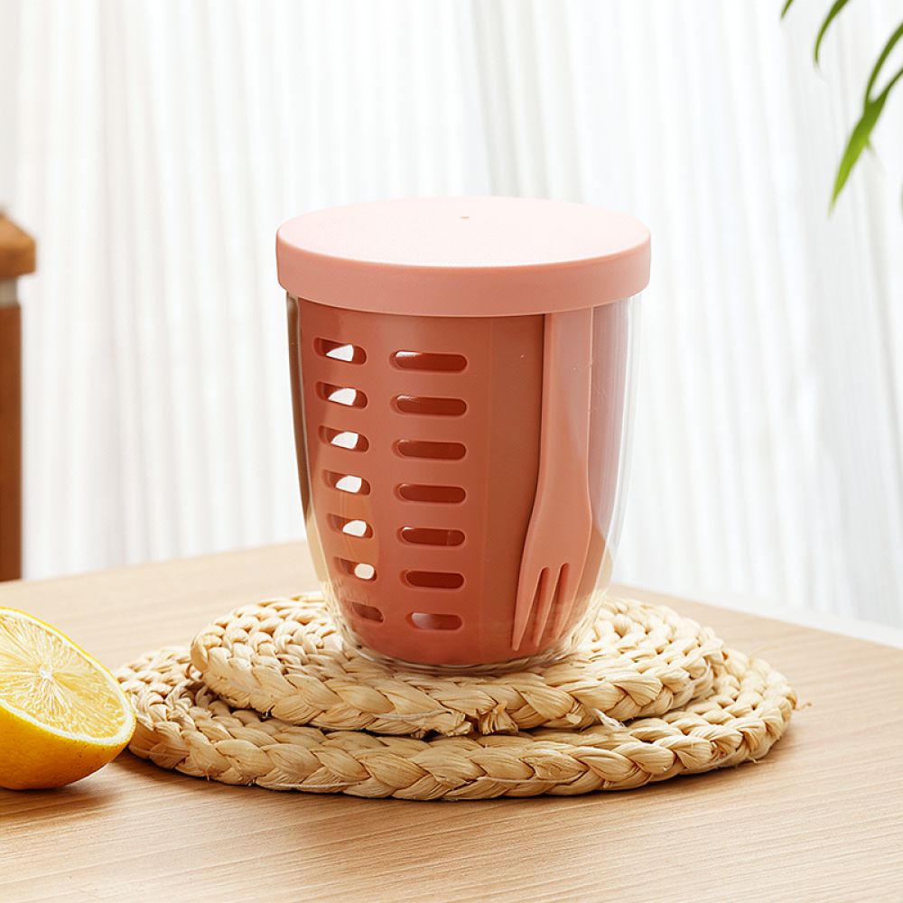 Large Salad Shaker Cup With Fo - огляд і ціна Healthy Snacks Food