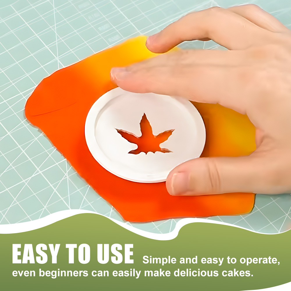 Fall Maple Leaf Plastic Cutter - огляд і ціна Cookies Pack
