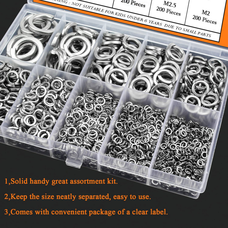 1000Pcs M2 M2.5 M3 M4 M5 M6 M8 - огляд і ціна Nuts Mix