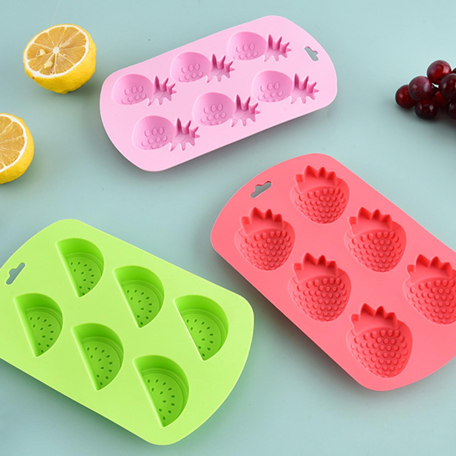 6 Cavity Fruit Shaped Silicone - огляд і ціна Gummy Candy
