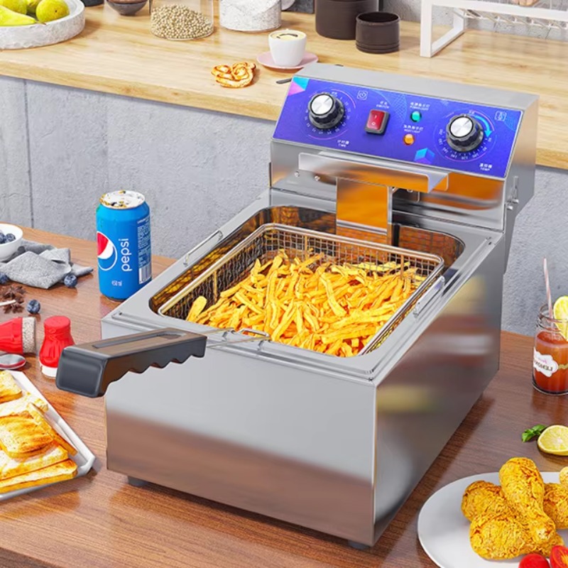 Commercial Electric Fryer Stai - огляд і ціна Popcorn