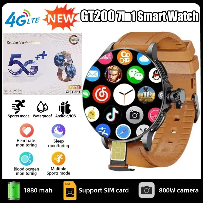 GT200 5G Smart Watch 1.95 Inch - огляд і ціна Seaweed Snack